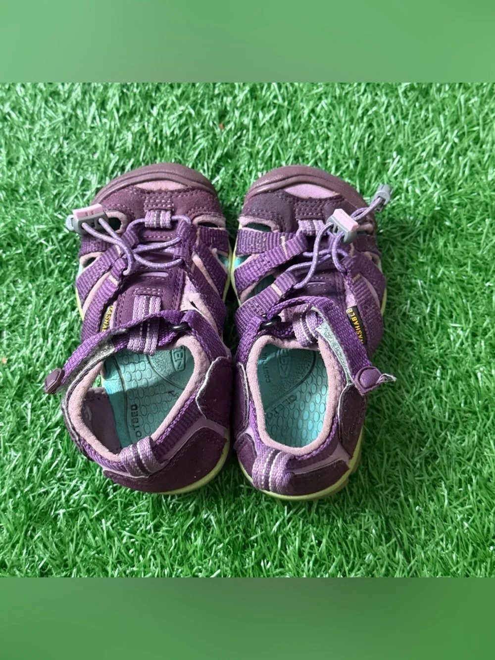Kids‎ Purple Outdoor Sandals - KEEN Style Size 8